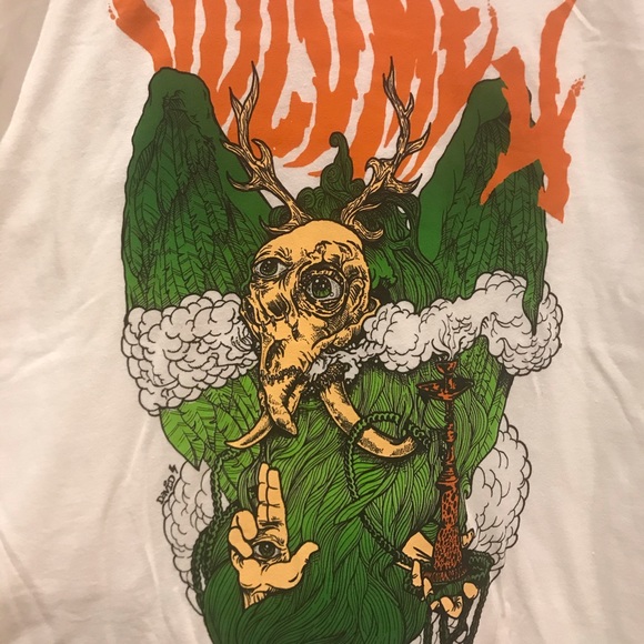 Volume 4 “Hashishaman” White Skate Tee - Picture 3 of 5